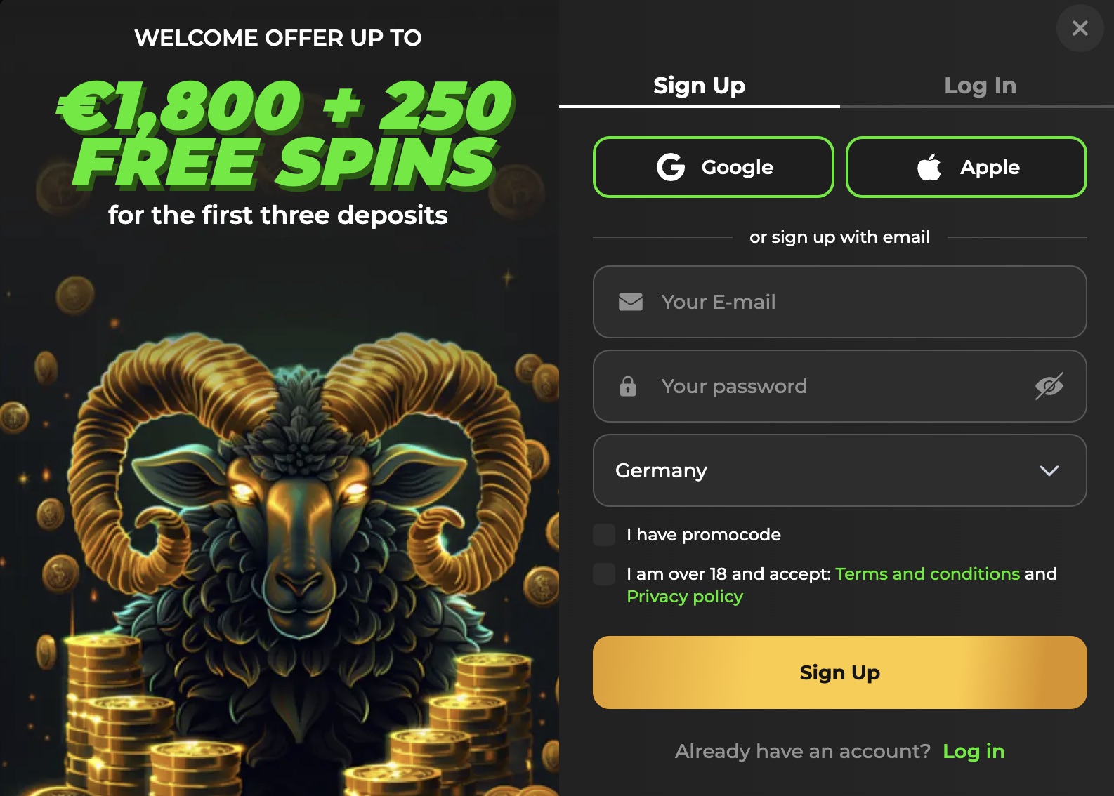How to Register at Gold Horns